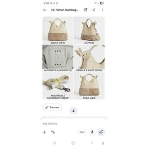 Free People We The Free Valencia Studded Leather Tote Bag Cream Tan Slouchy Hobo